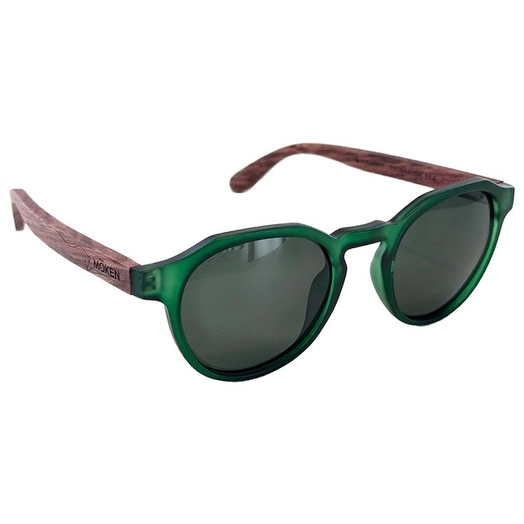 Moken Vision Sonnenbrille Green Wood Green Wood Green Polarized Präsentation