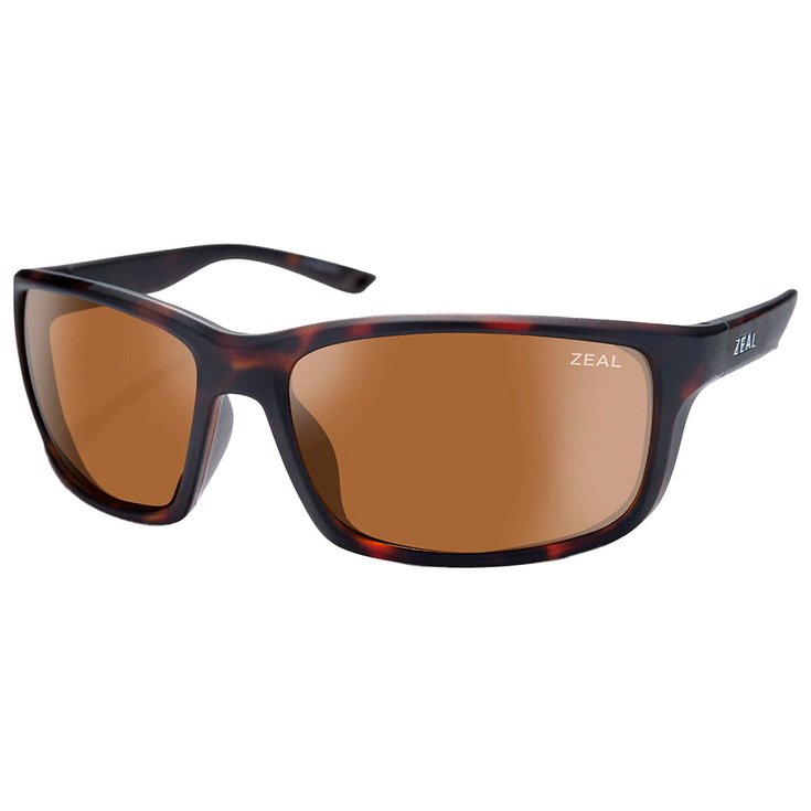 Zeal Sonnenbrille Confluence Matte Brown Havana Ellume Polarized Copper Präsentation