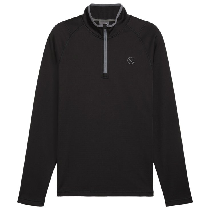 Puma Golf Pullover Waffle Fleece 1/4 Zip Puma Black Präsentation