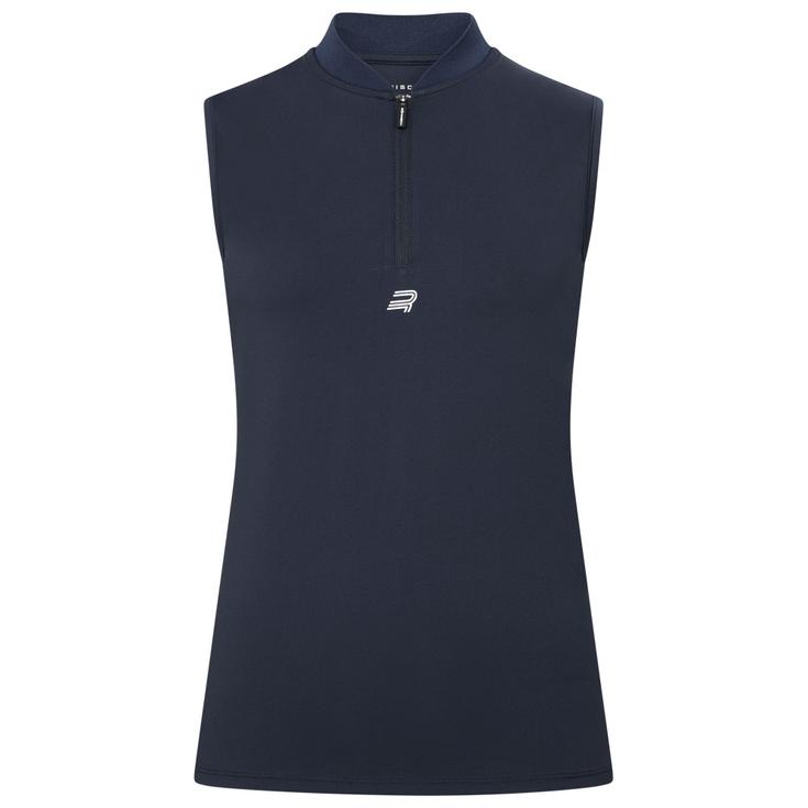 Rohnisch Polohemde Annie Sleeveless Navy Präsentation