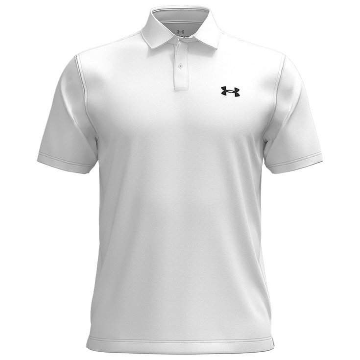 Under Armour Polo T2G Pique Polo White Black Présentation