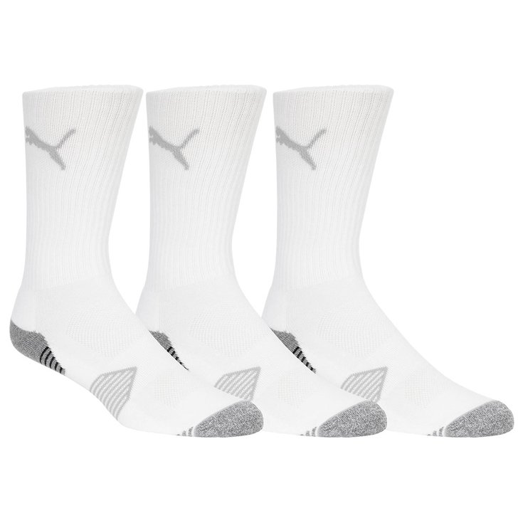 Puma Golf Socken Essential Crew Cut 3 Paires Bright White Präsentation