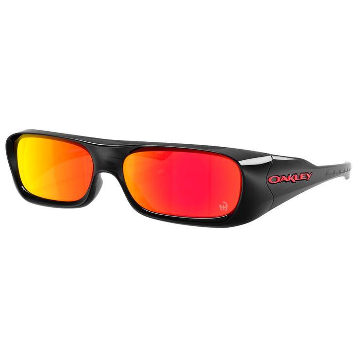 Oakley Sonnenbrille Permian Black Ink Prizm Ruby Präsentation