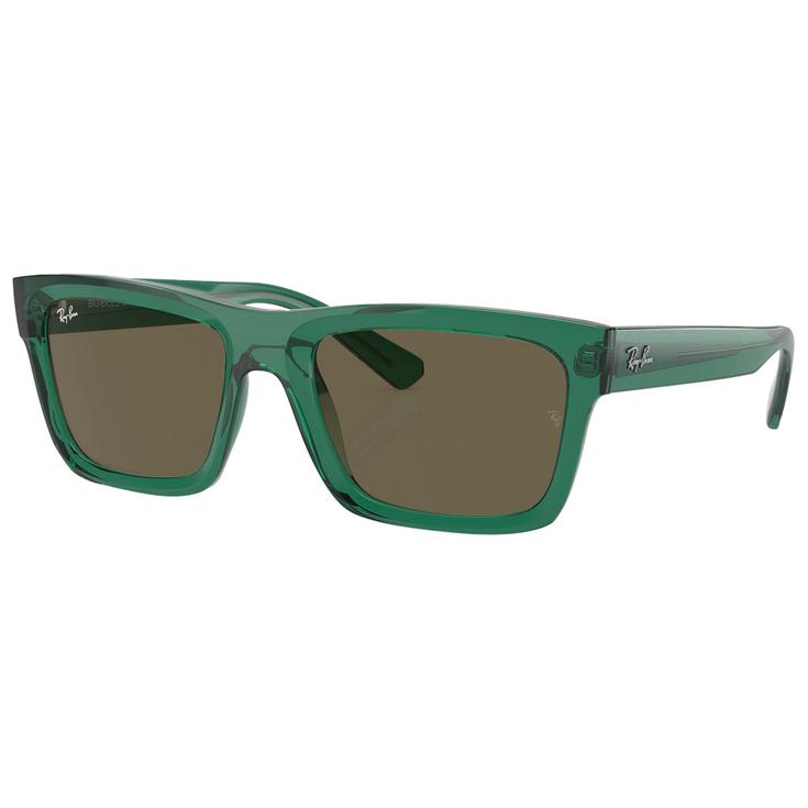 Ray Ban Sonnenbrille RB4396 Warren Polished Translucide Green Brown Präsentation
