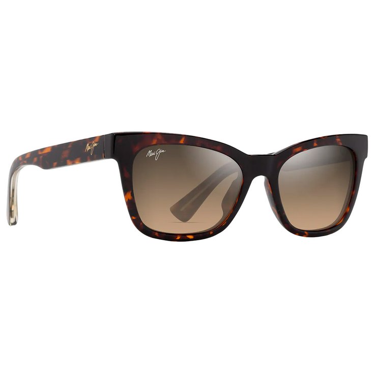 Maui Jim Sonnenbrille Hiwahiwa Shiny Dark Havana Hcl Bronze Mineral Superthin Präsentation