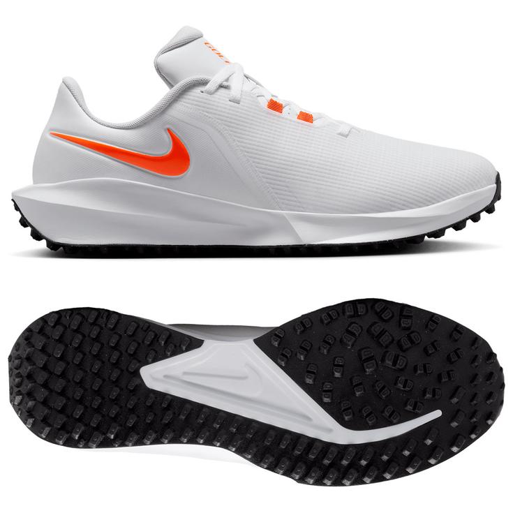 Nike Schuhe ohne Spikes Infinity G White Safety Orange Black Präsentation