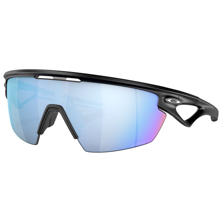 Oakley Sonnenbrille Sphaera Matte Black Prizm Deep Water Polarized Präsentation