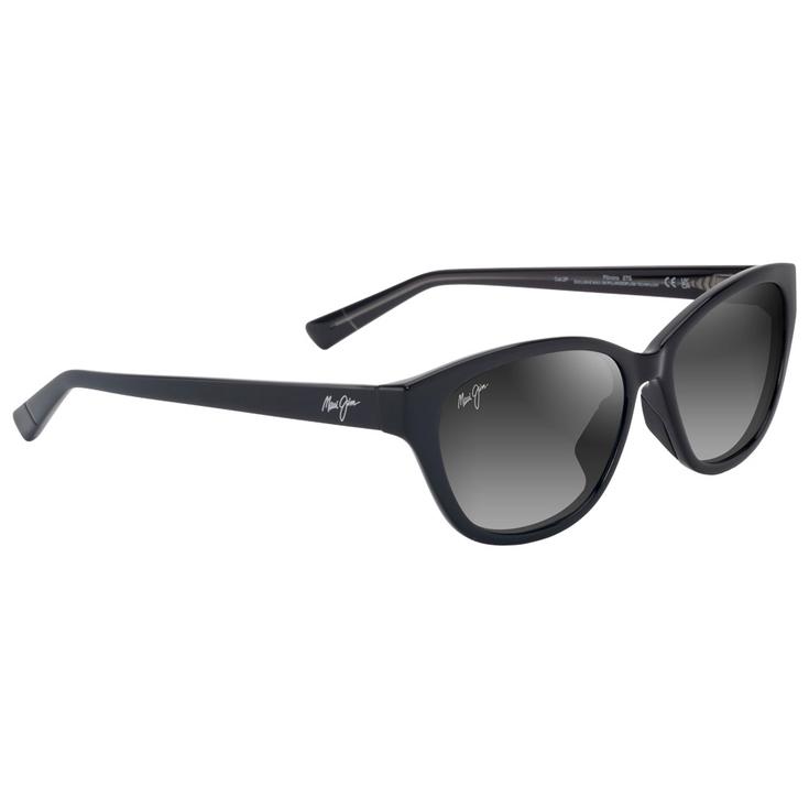Maui Jim Punono Shiny Black Neutral Grey Minéral Superthin 