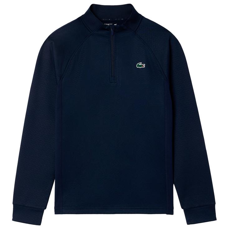 Lacoste Pullover Midlayer Warm With Fleece Marine Präsentation