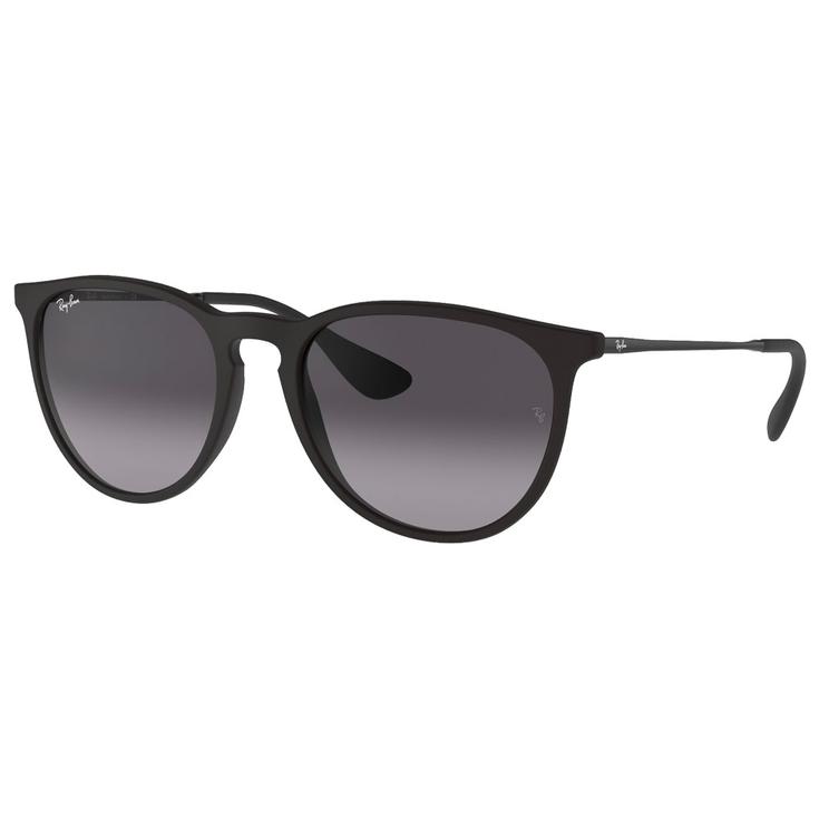 Ray Ban Sonnenbrille RB4171 Erika Classic Matte Rubber Black Gradient Grey Präsentation
