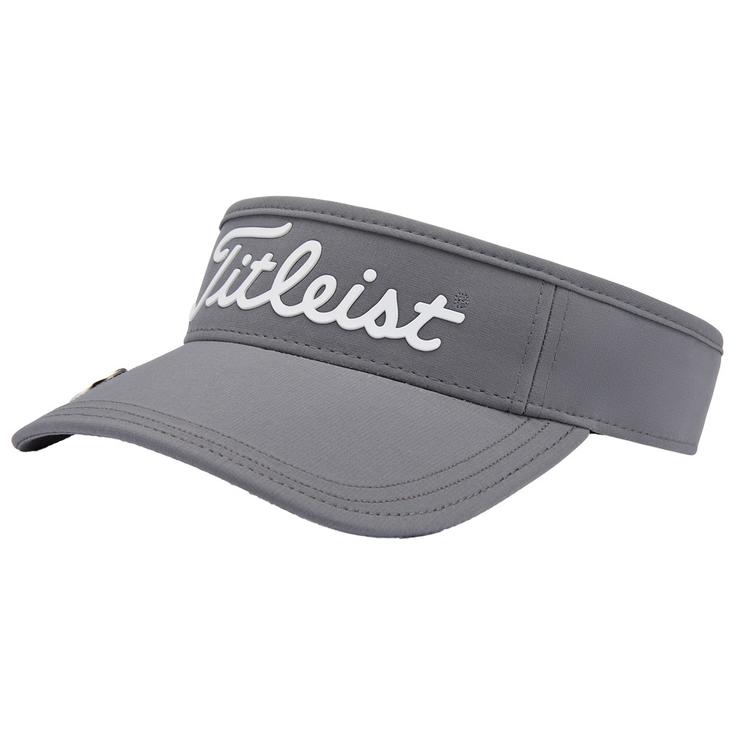 Titleist Visière de golf Players Ball Marker Visor Charcoal White Présentation