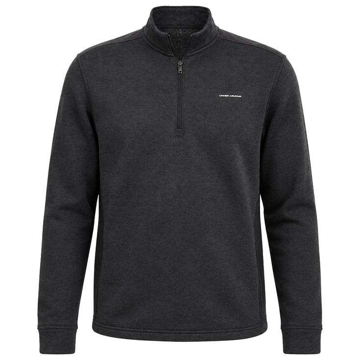 Under Armour Pullover Sweaterfleece Hybrid Half Zip Black Präsentation