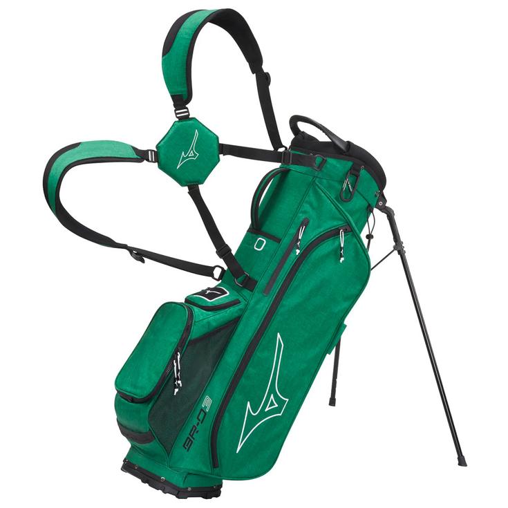 Mizuno Standbag (Komplettsatz) BR-D3 Stand Bag Heathered Green Präsentation
