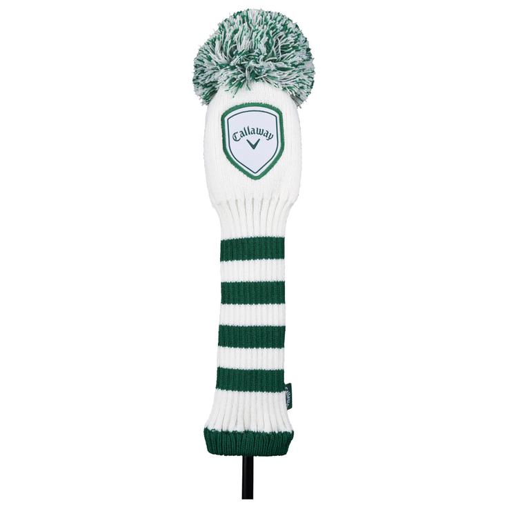 Callaway Golf Capuchon de club Pom Pom Driver White Green Présentation