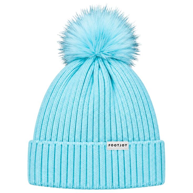 Footjoy Bonnet Women Bobble Ice Blue Présentation