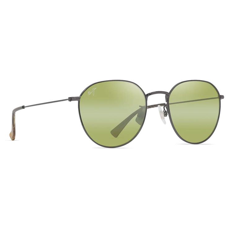 Maui Jim Sonnenbrille Kauwela Translucide Brun Shiny Ruthénium Maui Ht MauiPure Präsentation
