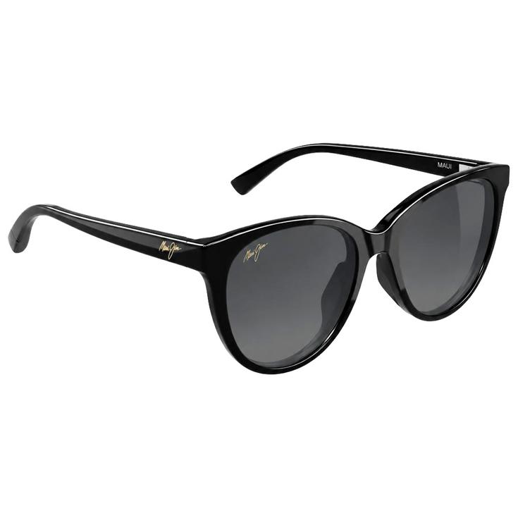 Maui Jim Sonnenbrille Kalawa Havana Shiny Black Mineral SuperThin Neutral Grey Präsentation