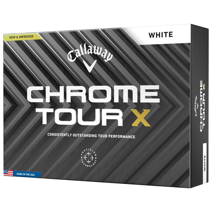 Callaway Golf Neue Golfbälle Chrome Tour X White Präsentation