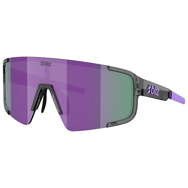 Bliz Lunettes de soleil P003 Small Crystal Black Grey Grey Purple Multi Présentation
