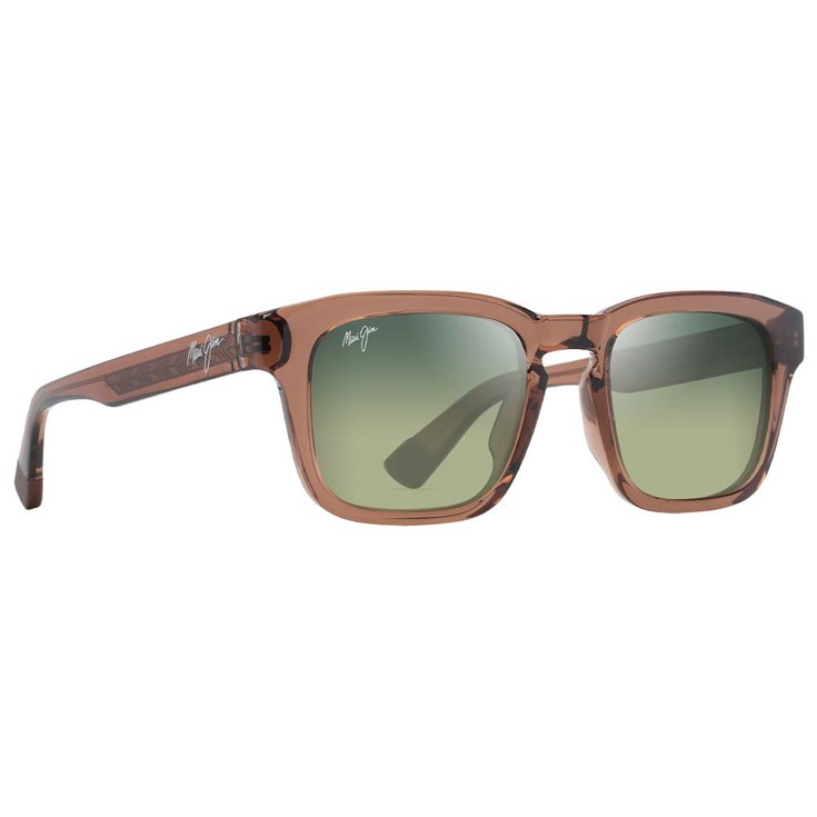 Maui Jim Sonnenbrille Maluhia Marron Clair Transparent Brillant Maui Ht Minéral Superthin Präsentation