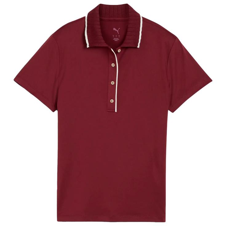 Puma Golf Polohemde W Cloudspun Bridges Ss Polo Ruby Shimmer Präsentation