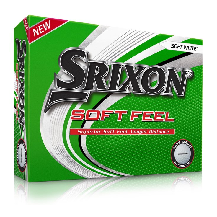 Srixon Balles neuves Soft Feel 12 White - Sans Présentation