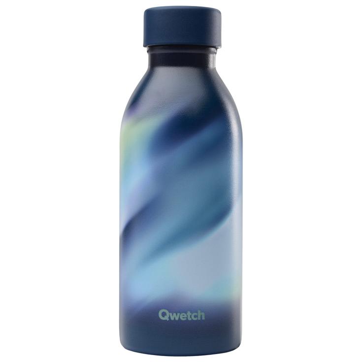 Qwetch Trinkflasche Icon 500ml Aura Bleu Nuit Präsentation Qwetch Trinkflasche Icon 500ml Aura Bleu Nuit Präsentation