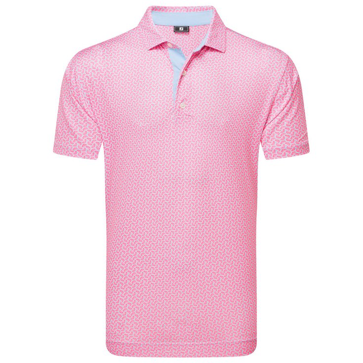 Footjoy Citrus Print Lisle Pink Lemon 