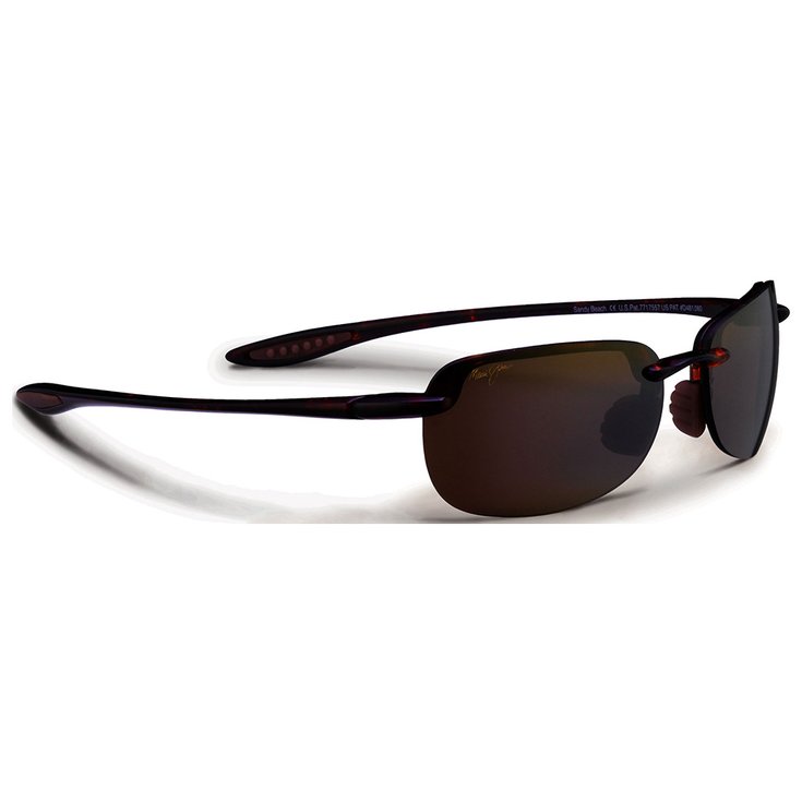 Maui Jim Lunettes de soleil Sandy Beach Ecaille Hcl Bronze Polycarbonate Bidegrade Présentation