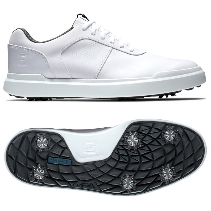 Footjoy Chaussures avec spikes Contour White Présentation