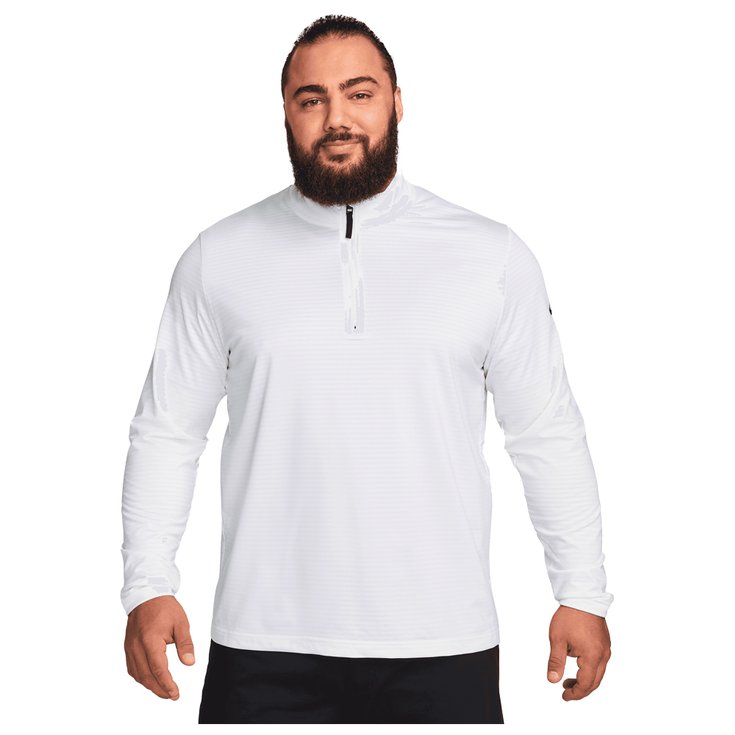 Nike Pullover Dri Fit Victory Half Zip Top White Black Präsentation