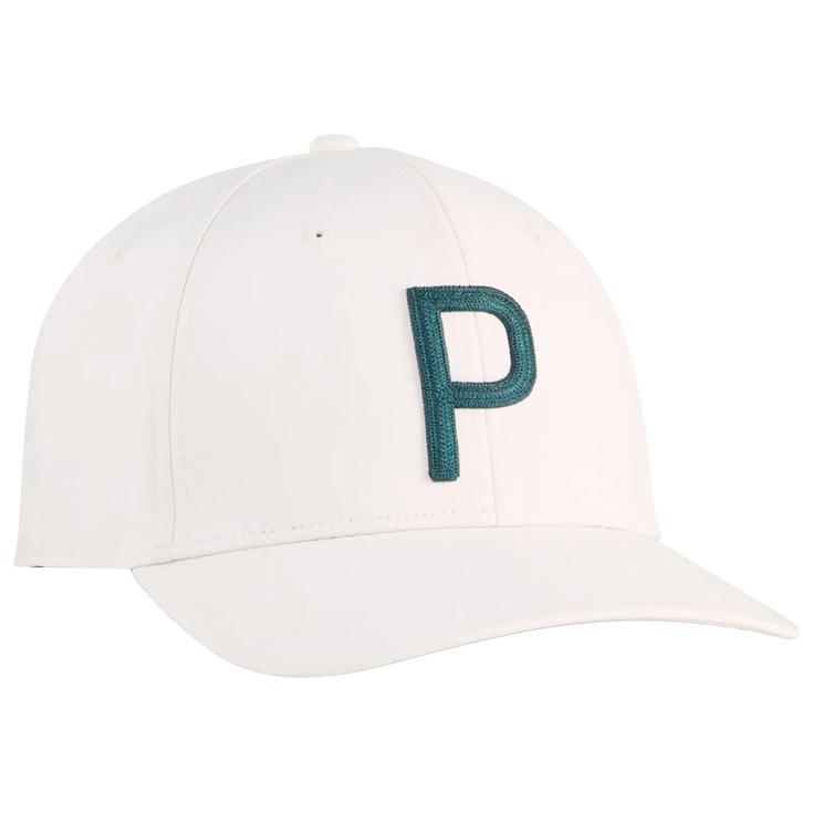 Puma Golf Cap Heritage P Cap Alpine Snow Green Terrain Präsentation