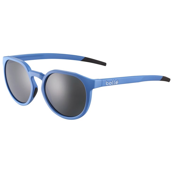 Bollé Sonnenbrille Merit Dark Tortoise Matte Sky Blue Polarized Präsentation