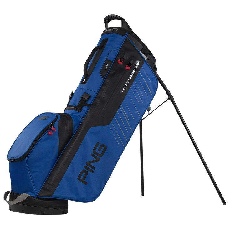 Ping Standbag (Komplettsatz) Hoofer Monsoon 231 Black Blue Präsentation