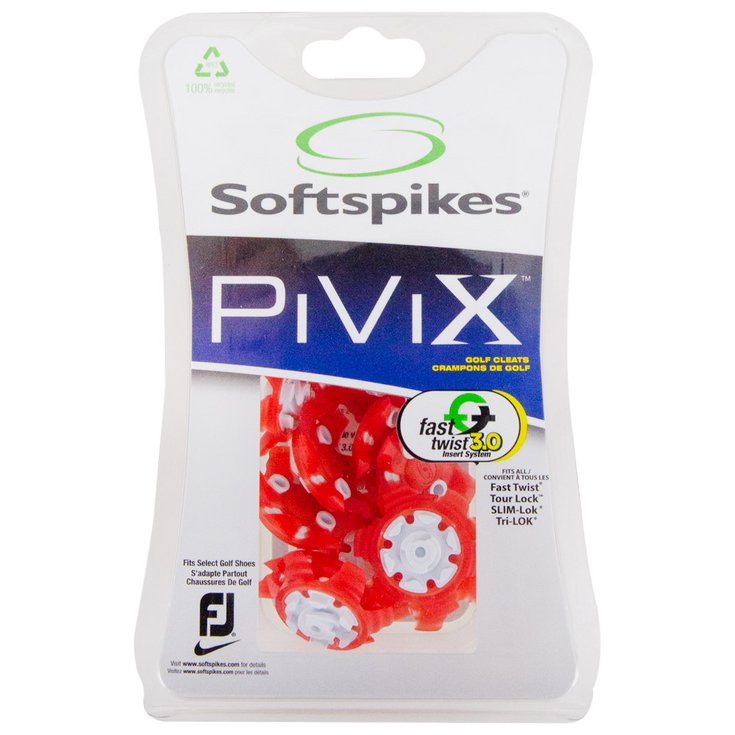Softspikes Spikes Pivix Fast Twist 3.0 Red Présentation