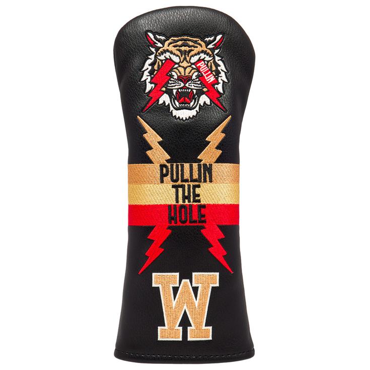 Pullin Schlägerhaube Headcover Wood Tigerbolt Präsentation