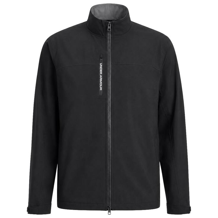 Under Armour Regenjacke Drive Pro Rain Black White Präsentation