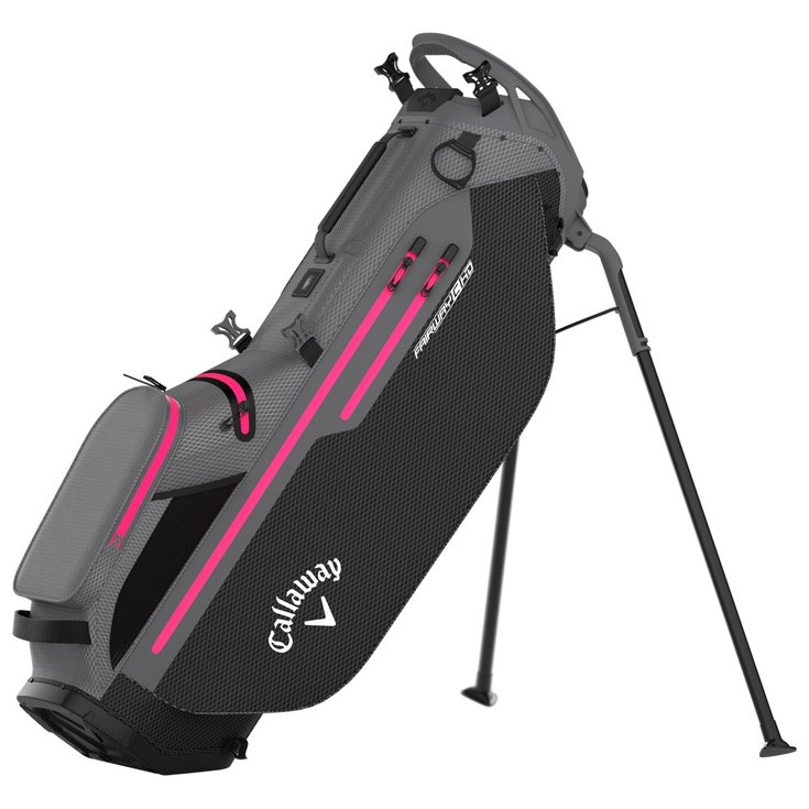 Callaway Golf Standbag (Komplettsatz) Fairway C HD Stand Black Charcoal Pink Präsentation