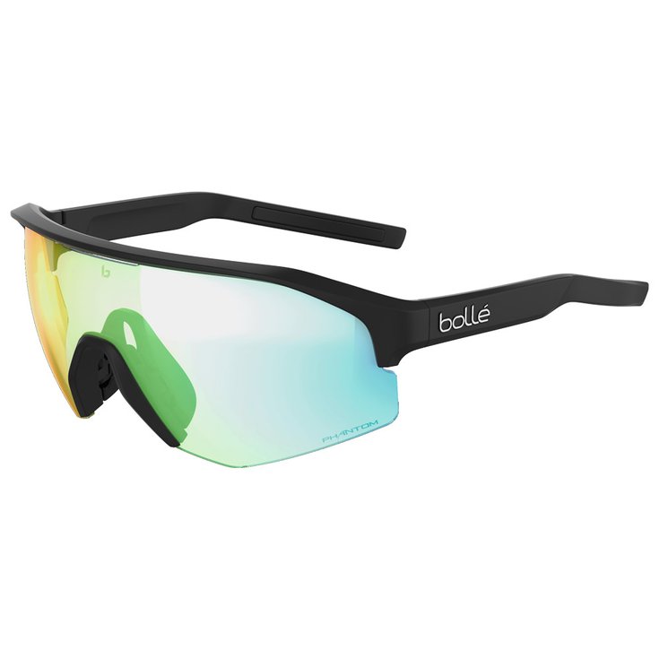Bollé Lunettes de soleil Lightshifter Black Matte Phantom Clear Green 