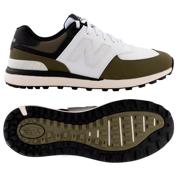 New Balance Chaussures sans spikes 574 Greens V2 Olive Présentation