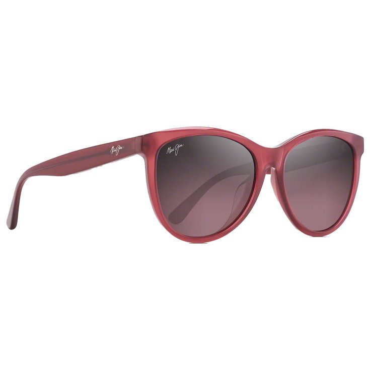 Maui Jim Sonnenbrille Glory Glory Framboise Transparente Maui Rose Minéral SuperThin Präsentation