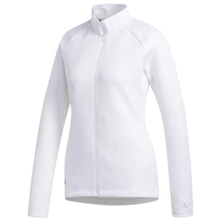 Adidas Jacke Texture Full Zip LYR White Präsentation