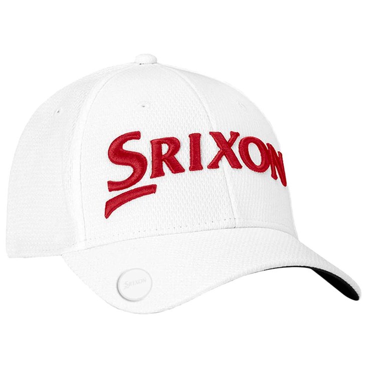 Srixon Cap Ball Marker Beige Red Präsentation