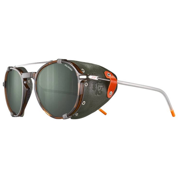 Julbo Sonnenbrille Legacy Translucide Brillant Marron Kaki Orange Spectron 3 Polarized Präsentation