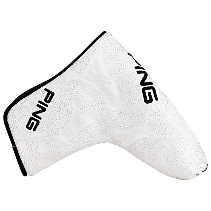 Ping Schlägerhaube Icon Headcover 251 White Putter Blade Präsentation