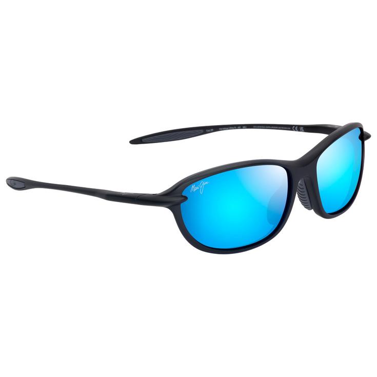 Maui Jim Hookipa Ultra R Asian Fit Matte Black Blue Hawaii MauiUltra 