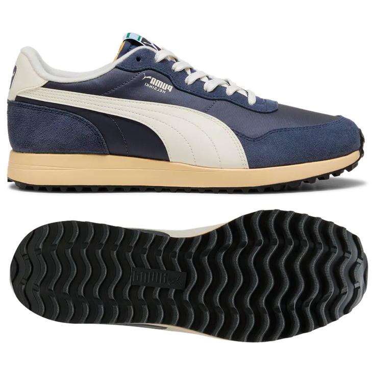 Puma Golf Schuhe ohne Spikes Puma Helsinki G Inky Blue Deep Navy Buttercrea Präsentation