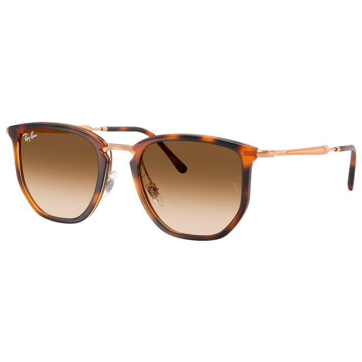 Ray Ban Sonnenbrille RB4451 Polished Orange Translucide Incolore Gradient Brown Präsentation