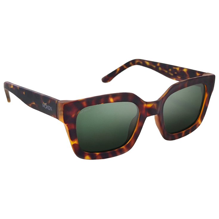 Moken Vision Sonnenbrille Snake Tortoise Green Polarized Präsentation