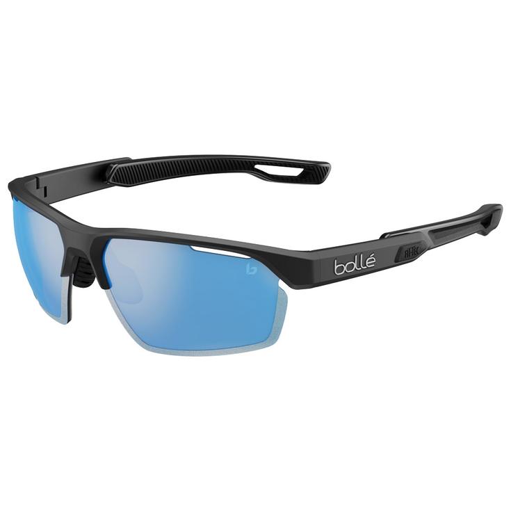 Bollé Sonnenbrille Victus Pro Black Matte Sky Blue Polarized Präsentation